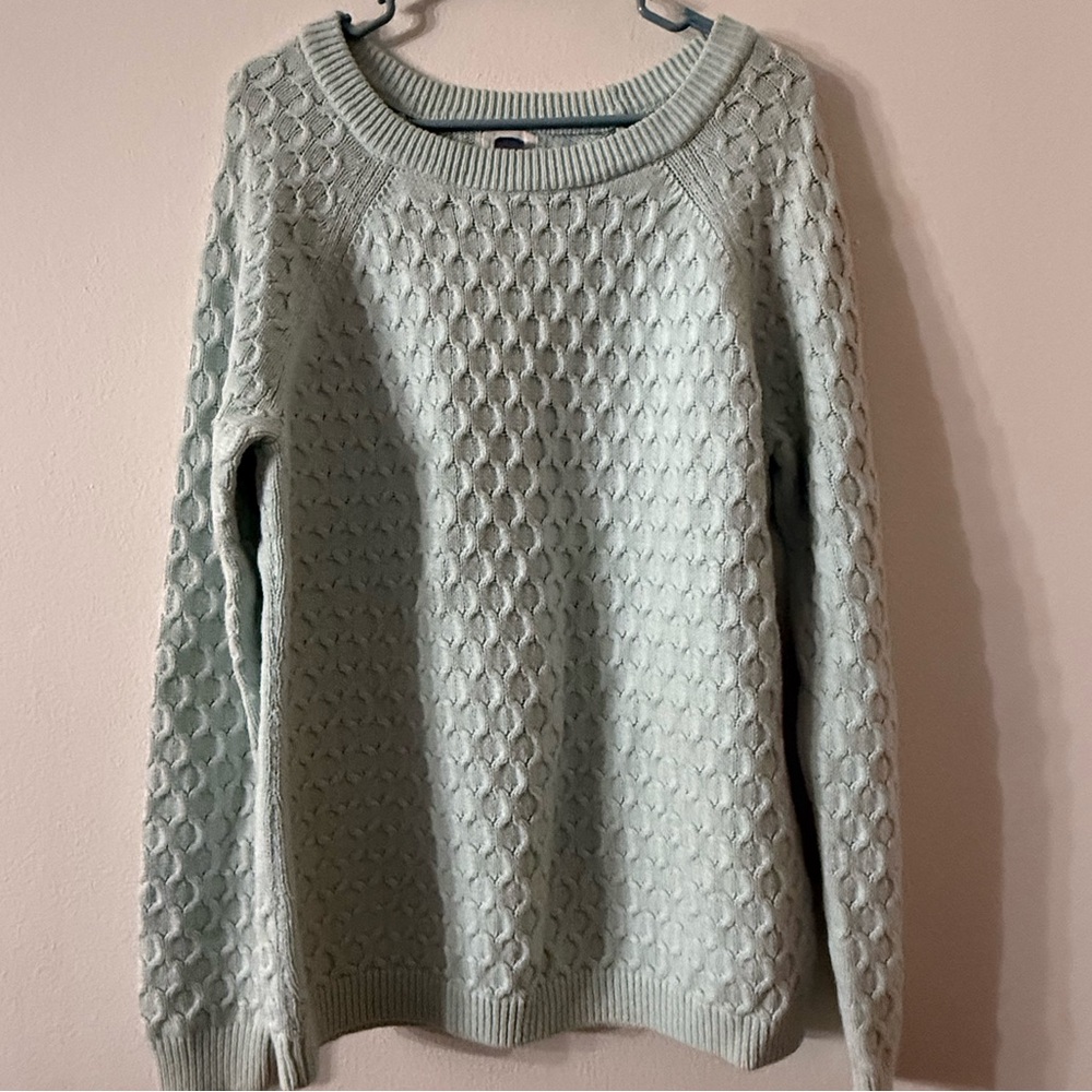 Woman’s Mint green Sweater from Old navy, Woman's Size X-Large